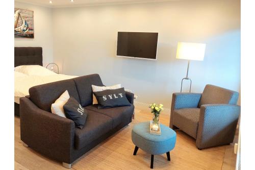 Sylt Ferienwohnung Haus Christianenhöhe - Appartement 9 (Capper) - Wohnraum