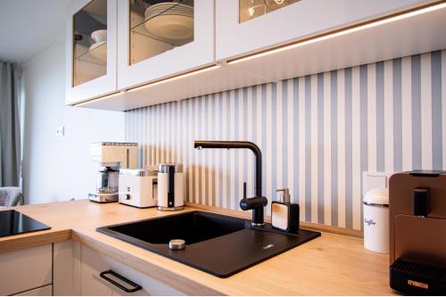 Sylt Ferienwohnung Appartement Meeresleuchten - Küche