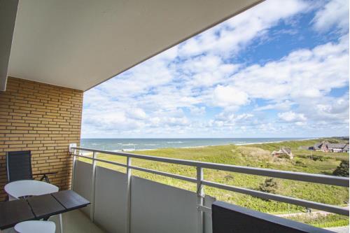 Sylt Ferienwohnung Appartement Meeresleuchten - Balkon Norden
