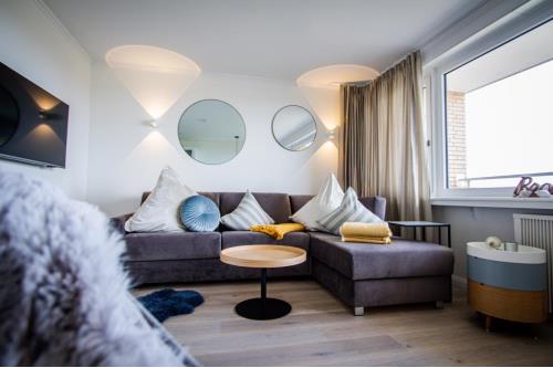 Sylt Ferienwohnung Appartement Meeresleuchten - Wohnzimmer