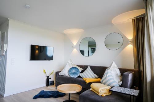 Sylt Ferienwohnung Appartement Meeresleuchten - Wohnzimmer