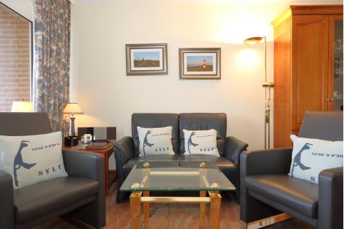Sylt Haus Atrium - Ferienwohnung Hebben