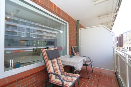 Sylt Ferienwohnung Haus Groth - Appartement Frische Brise - Balkon