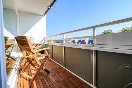 Sylt Ferienwohnung Haus Hanseat - Appartement Kröger - Balkon