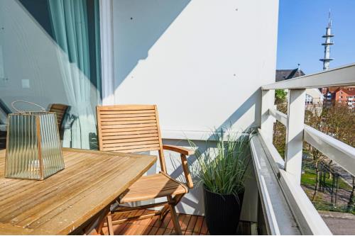 Sylt Ferienwohnung Haus Hanseat - Appartement Kröger - Balkon